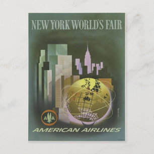 Carte postale Vintage du salon de New York