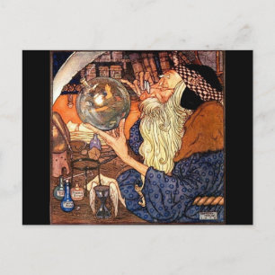 Carte postale vintage du temps père