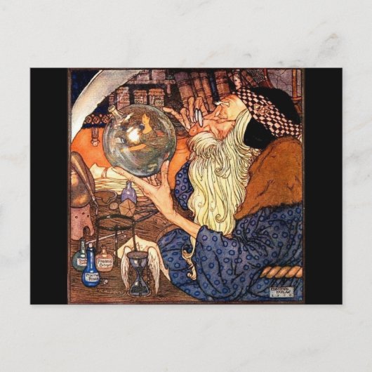 Carte postale vintage du temps père (Devant)