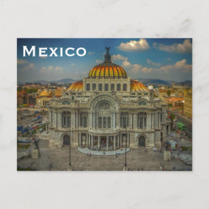 Carte postale vintage du tourisme de voyage au Mex