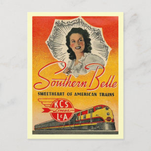 Carte Postale Vintage du train Southern Belle