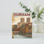 Carte Postale Vintage Durham Travel (Debout devant)