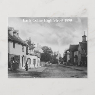Carte postale vintage Earls Colne High Street