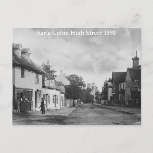 Carte postale vintage Earls Colne High Street (Devant)
