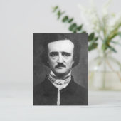 Carte Postale Vintage Edgar Allan Poe Portrait (Debout devant)