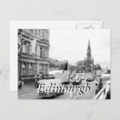 Carte postale vintage Edinburgh City Scotland (Devant / Derrière)