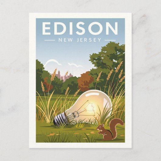 Carte Postale Vintage Edison New Jersey (Devant)