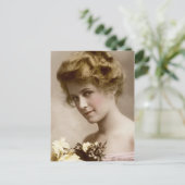 Carte postale vintage edwardienne victorienne 24 (Debout devant)