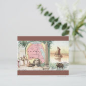 Carte Postale Vintage Egypt Map (Debout devant)