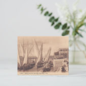 Carte Postale Vintage Egypt, Ouverture de Nile Bridge (Debout devant)