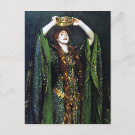 Carte Postale Vintage Ellen Terry comme Lady Macbeth (Devant)