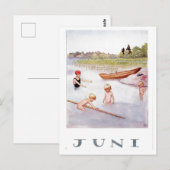 Carte postale vintage Elsa Beskow June (Devant / Derrière)