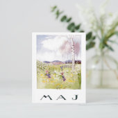 Carte postale vintage Elsa Beskow May (Debout devant)