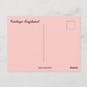 Carte Postale Vintage England Map (Dos)