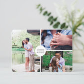 Carte Postale Vintage Enregistrer La Date (Debout devant)