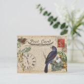 CARTE POSTALE VINTAGE EPHEMERA (Debout devant)