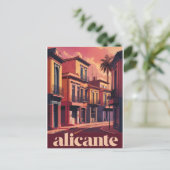 Carte Postale vintage espagne alicante (Debout devant)