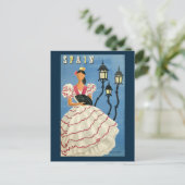 Carte postale vintage Espagnol Danseuse (Debout devant)