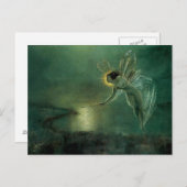 Carte postale vintage Fairy (Devant / Derrière)