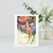 Carte postale vintage Fairy (Debout devant)