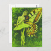 Carte postale vintage Fairy Dancer (Devant / Derrière)