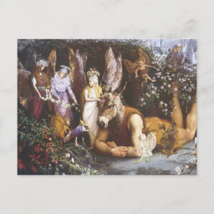 Carte postale vintage Féerie mi-été