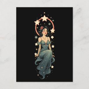 Carte Postale Vintage femme