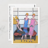 Carte postale vintage Fête de la mode (Devant / Derrière)