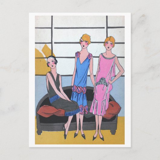 Carte postale vintage Fête de la mode (Devant)