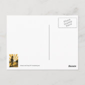 Carte postale vintage fille à soupe (Dos)