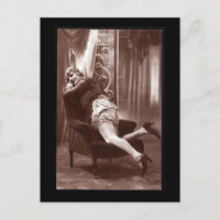 Vintage fille photo osé
