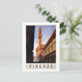 Carte Postale Vintage Firenze Italie Voyage (Debout devant)