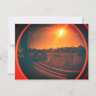 Carte postale vintage Fisheye Lens