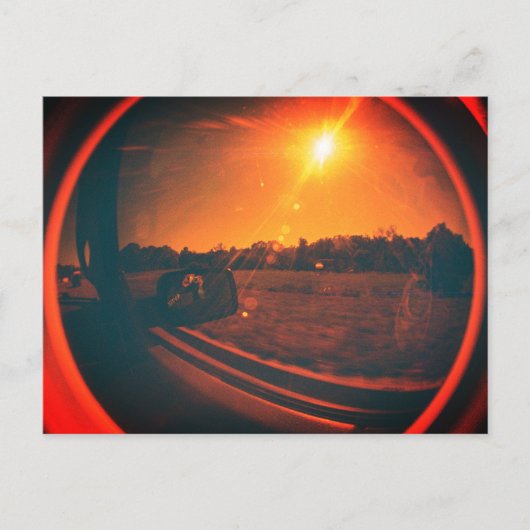 Carte postale vintage Fisheye Lens (Devant)