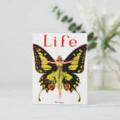 Carte postale vintage Flapper Life Magazine (Debout devant)