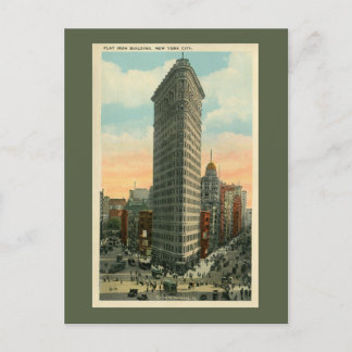 Carte Postale Vintage Flatiron Building New York City