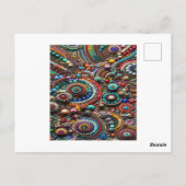 Carte Postale vintage floral (Dos)