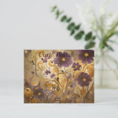 Carte Postale , Vintage Floral 9 (Debout devant)
