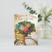 Carte postale vintage Florale (Debout devant)