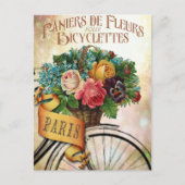 Carte postale vintage Florale (Devant)