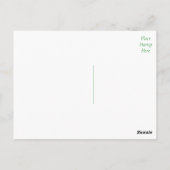 Carte postale vintage florale jaune tournesol (Dos)