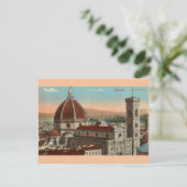 Carte postale vintage Florence Italie (Debout devant)