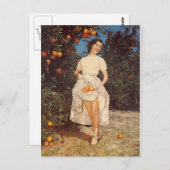 Carte postale vintage Florida Oranges (Devant / Derrière)