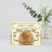 Carte postale vintage Florida State Flower (Debout devant)