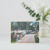 Carte Postale Vintage Florida Trailer Park (Debout devant)