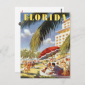 Carte Postale Vintage Florida, USA - (Devant / Derrière)