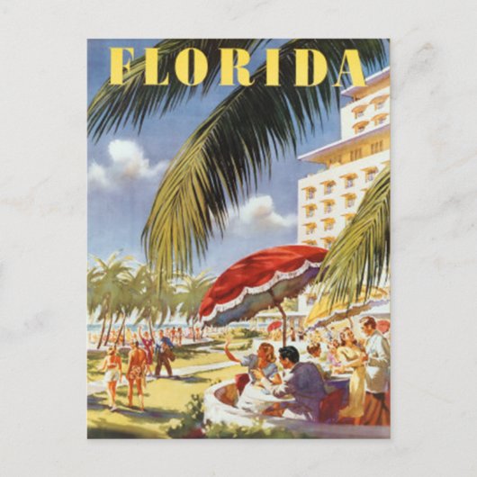 Carte Postale Vintage Florida, USA - (Devant)