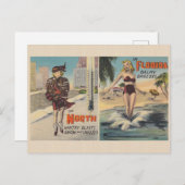 Carte postale vintage Florida Winter (Devant / Derrière)