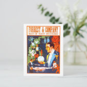 Carte Postale Vintage Forrest & Co. Magicien Publicité (Debout devant)