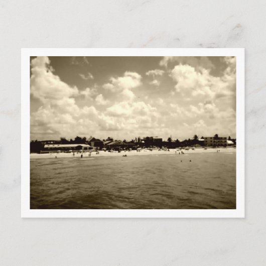 Carte Postale Vintage Fort Myers Beach (Devant)